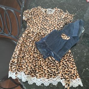 Rare editions cheetah print dress